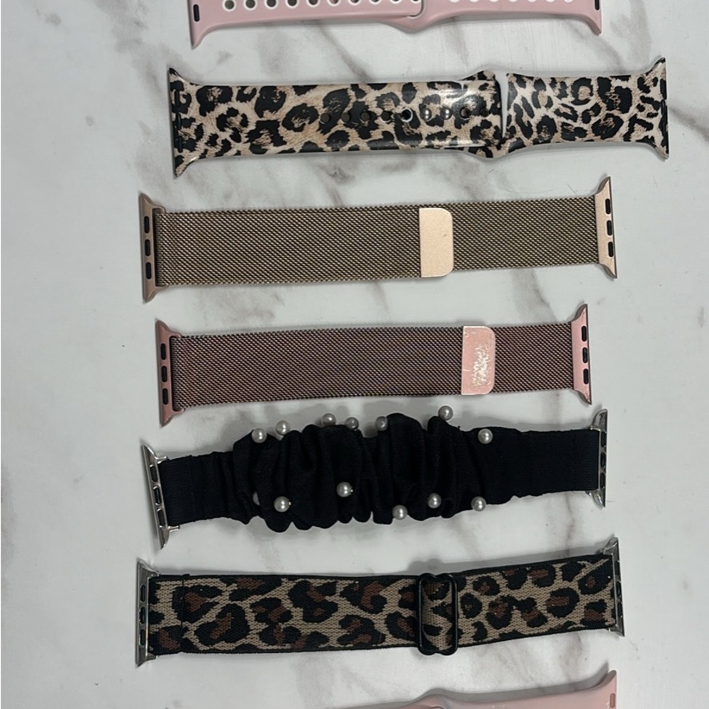 44mm Apple Watch Bands in Leopard and Pink